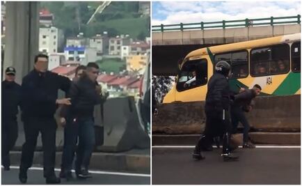 Automovilista capta en video persecución y balacera en Periférico Norte 