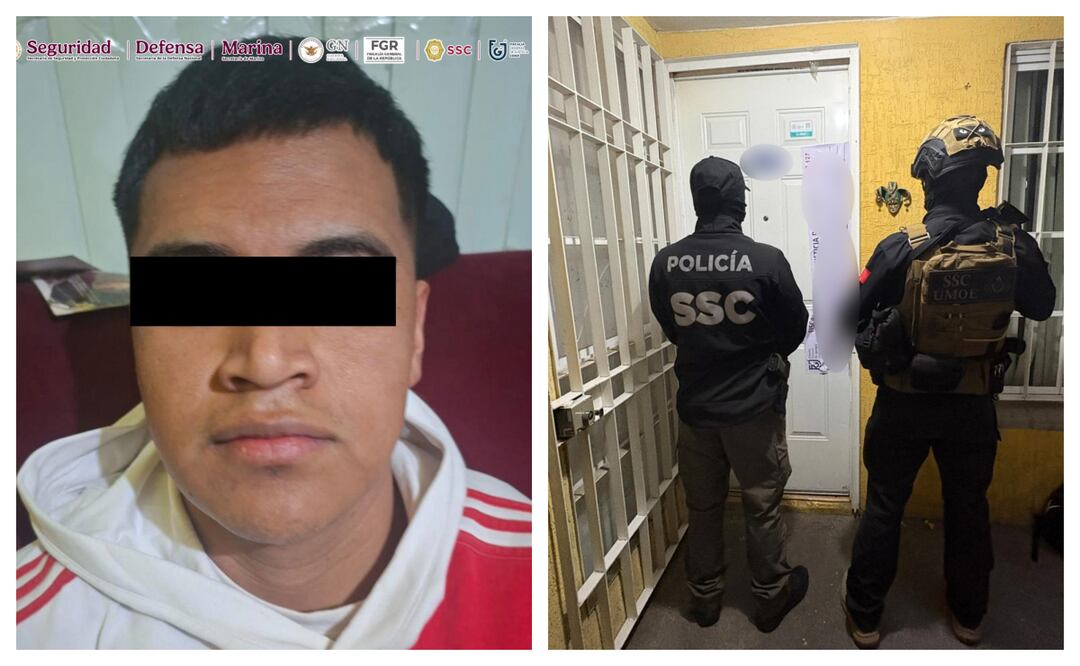 Caen seis presuntos integrantes de banda dedicada al robo y narcomenudeo en Azcapotzalco. Foto: Especial