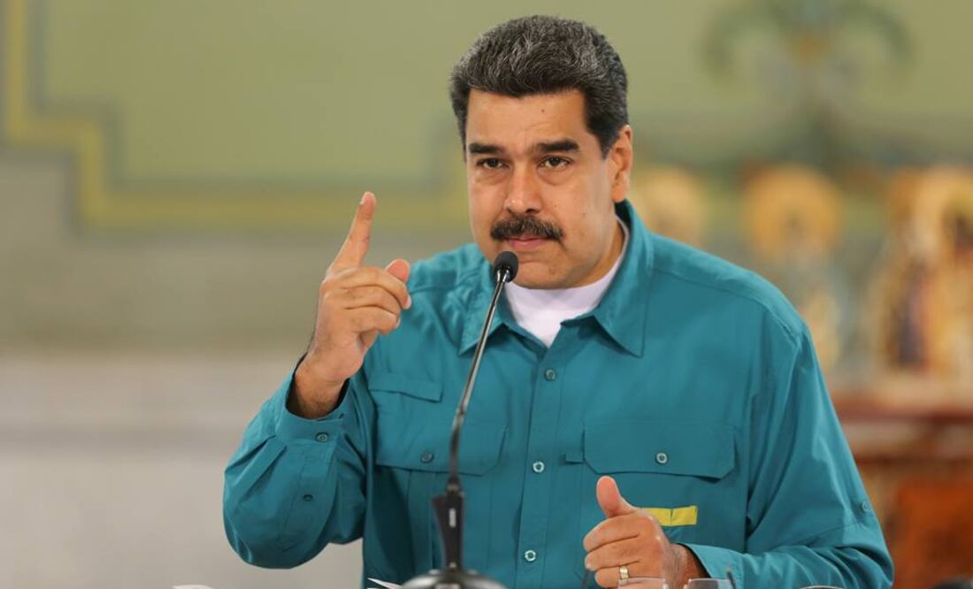 El presidente venezolano, Nicolás Maduro, desde Caracas (Foto: AFP)