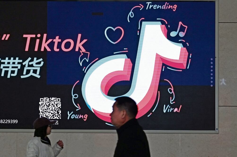 Un anuncio sobre la plataforma TikTok. La empresa cerrará el programa de recompensas de su versión Lite en países europeos