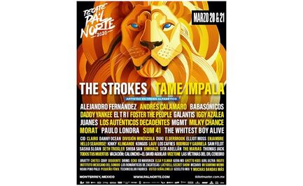The Strokes, Tame Impala y Alejandro Fernández integran el Pa'l Norte 2020