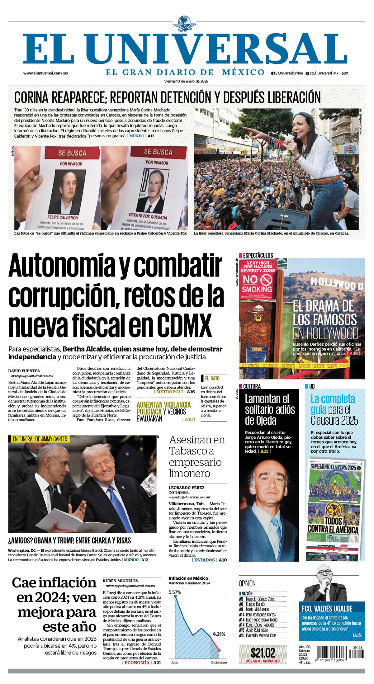 Portada impresa