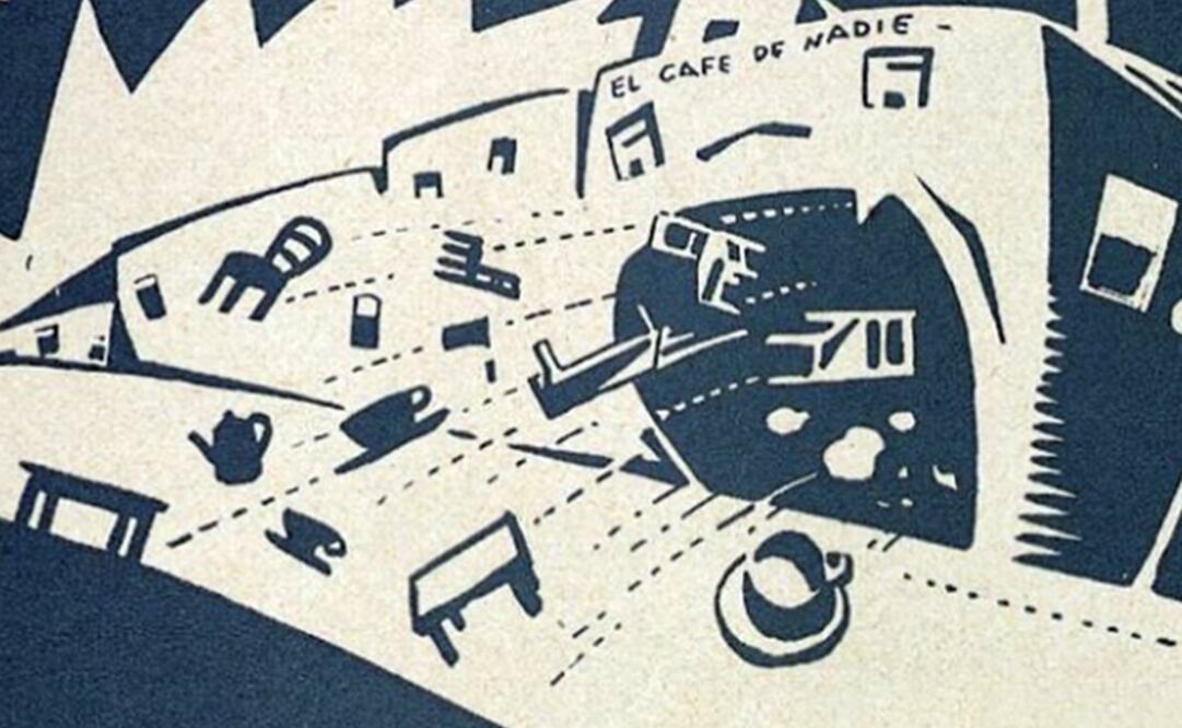 Según Arqueles Vela, el Café de Nadie fue uno de los que albergó “el humo de las pipas, las rebeldías y las ensoñaciones de los escritores jóvenes”. Foto: El Universal Ilustrado.