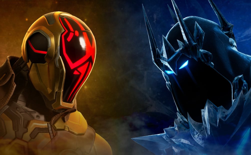 Al iniciar sesión en el juego deberás elegir tu equipo para el resto de la temporada: La Fundación y El Rey del Hielo. Foto: Fortnite