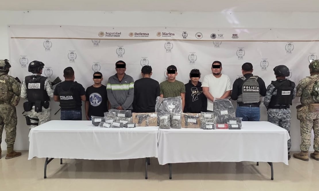 Suman 11 detenidos por quema de vehículos en Playa del Carmen y Tulum tras muerte de “El Mencho”. Foto: Fiscalía General de Quintana Roo