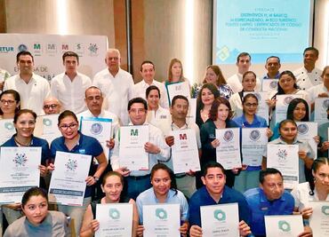 Dan 410 distintivos a 67 empresas turísticas de Quintana Roo