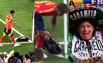 Lamine Yamal le hizo el feo al “regalo” que ‘Caramelo’ le lanzó en la Eurocopa 2024