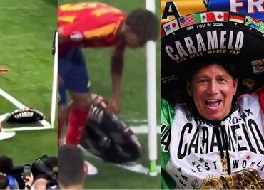 Lamine Yamal le hizo el feo al “regalo” que ‘Caramelo’ le lanzó en la Eurocopa 2024