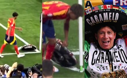 Lamine Yamal le hizo el feo al “regalo” que ‘Caramelo’ le lanzó en la Eurocopa 2024