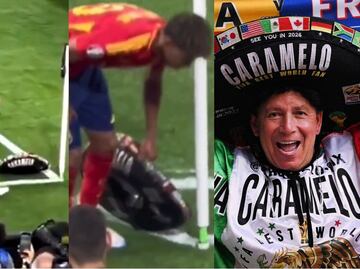 Lamine Yamal le hizo el feo al “regalo” que ‘Caramelo’ le lanzó en la Eurocopa 2024