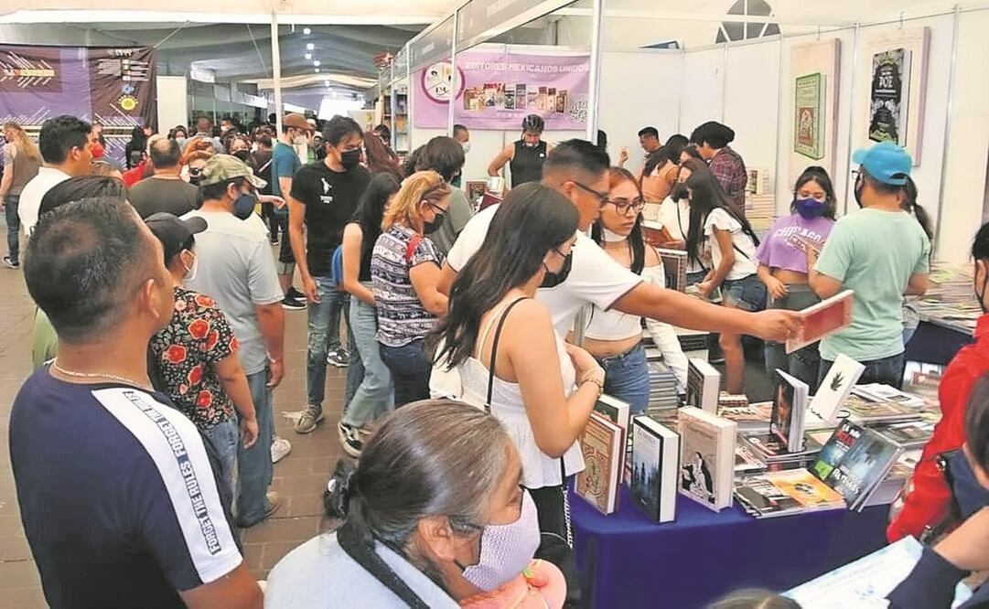 Durante la primera edición tuvieron 137 stands, más de 60 sellos editoriales y 144 conferencias. Foto: Fil Coyoacán