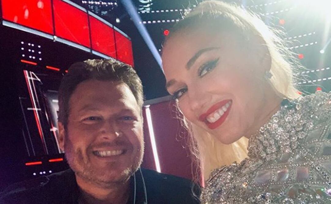 Gwen Stefani y Blake Shelton. Foto: Instagram 