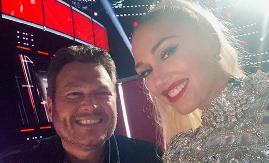 Gwen Stefani y Blake Shelton. Foto: Instagram