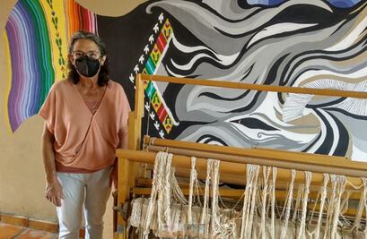 Escuela de Coahuila ofrece capacitación en tejido de sarapes