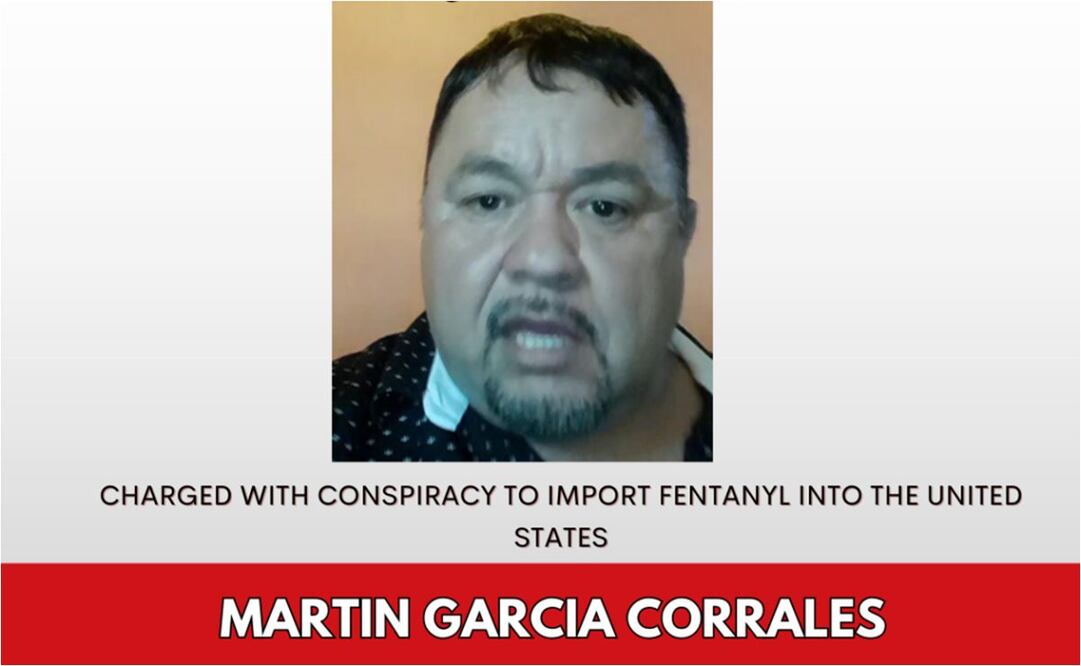 Martín García Corrales, lugarteniente de "El Mayo" Zambada. Foto: DEA