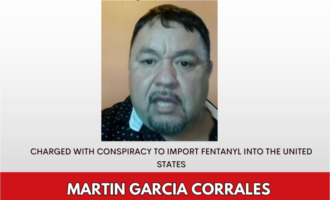 Martín García Corrales, lugarteniente de "El Mayo" Zambada. Foto: DEA