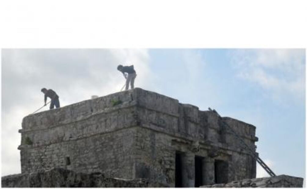 El INAH conserva la pintura mural de Tulum