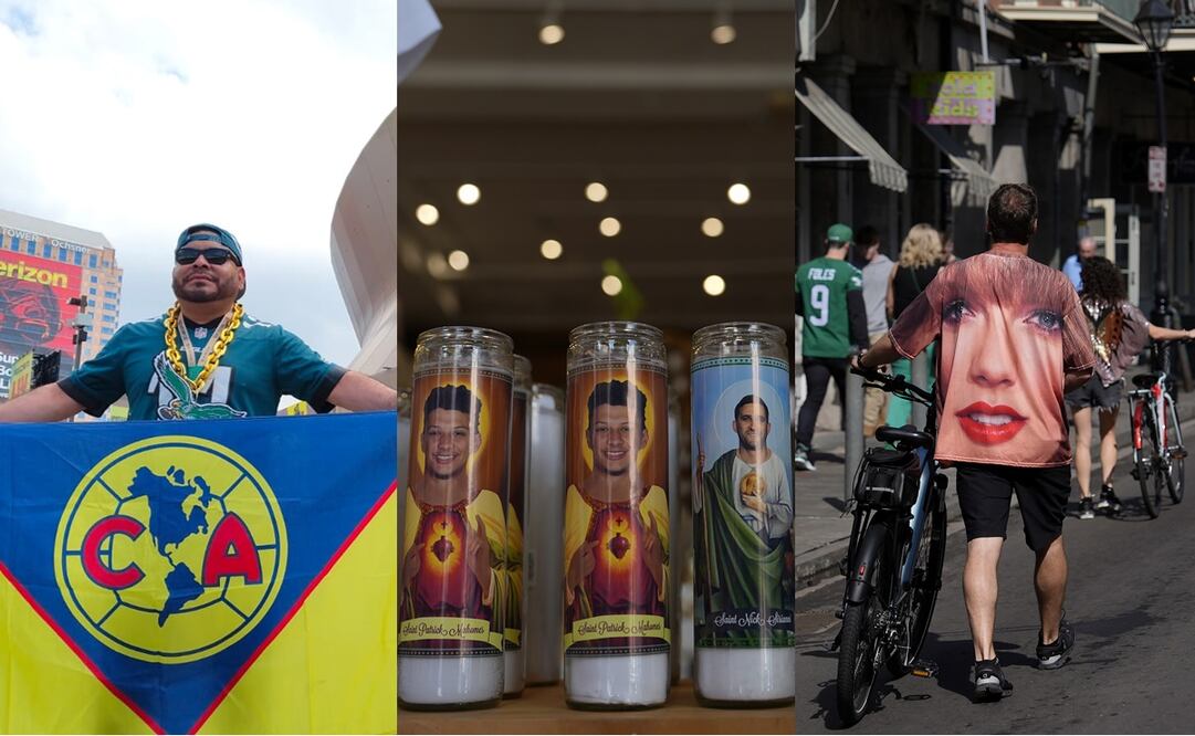 Así se vive el ambiente en el Caesars Superdome, momentos antes del Super Bowl LIX - Fotos: AP, AFP y Javier Maldonado/EL UNIVERSAL