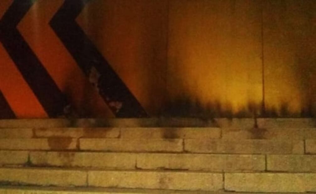 Sujeto supuestamente ebrio intenta incendiar Ángel de la Independencia