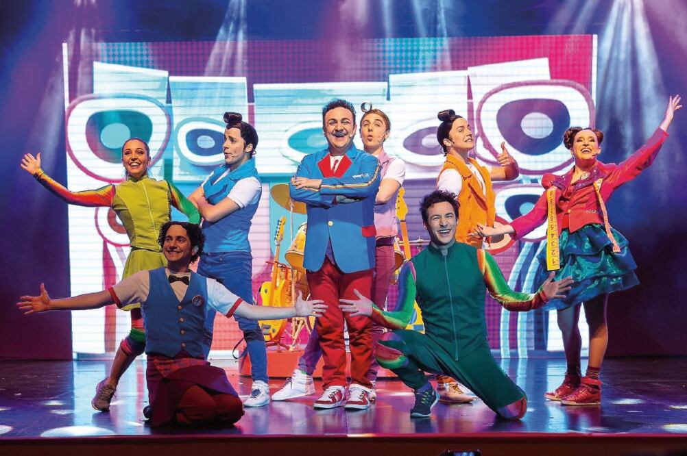 El espectáculo en vivo incorpora nuevas canciones y personajes. Foto: CORTESÍA