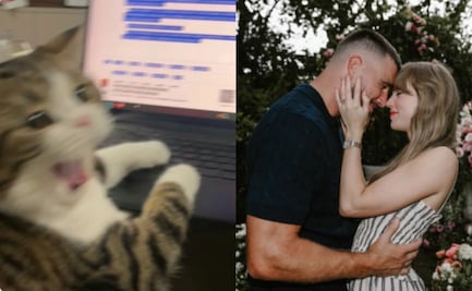 Taylor Swift y Travis Kelce anuncian su compromiso; usuarios reaccionan con los mejores memes