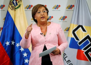 "Infames", dichos de EU sobre revocatorio: Autoridad electoral de Venezuela