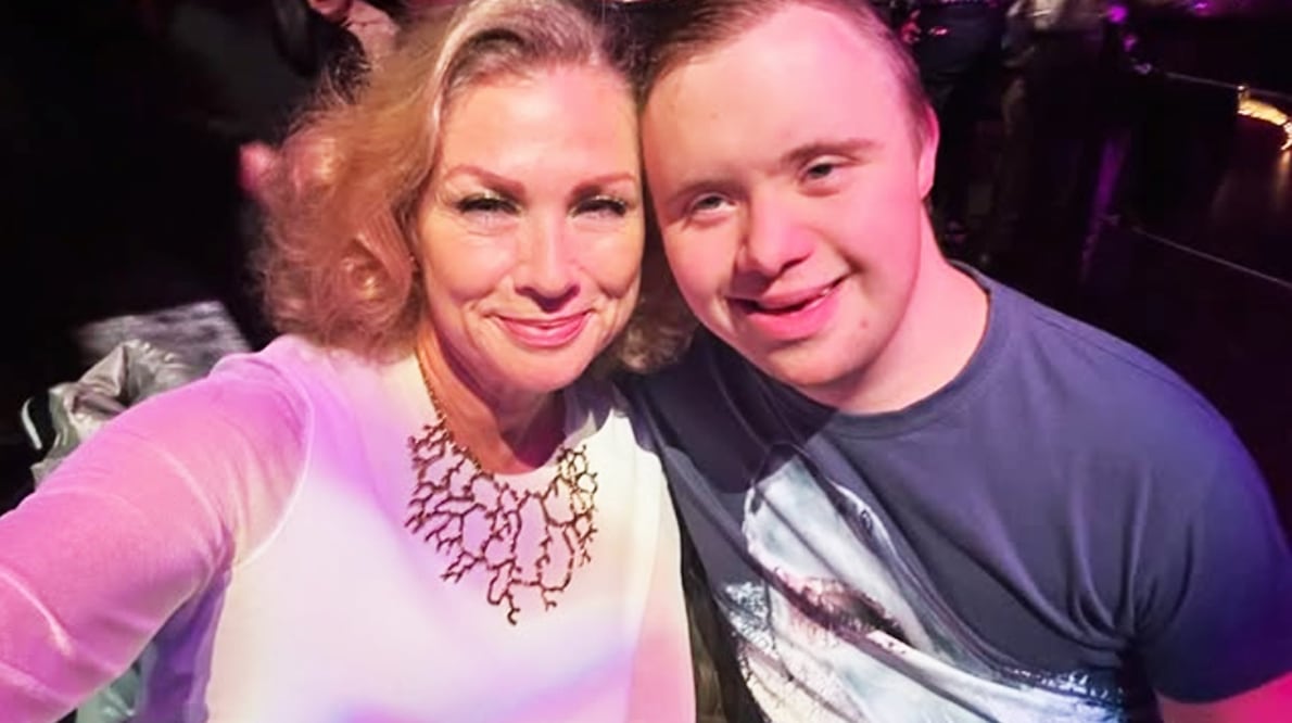 Leticia Calderón y su hijo Luciano, de 20 años.
Foto: Instagram