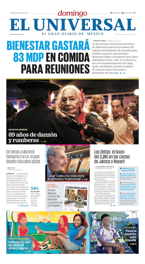 Portada impresa del 2 de agosto de 2026