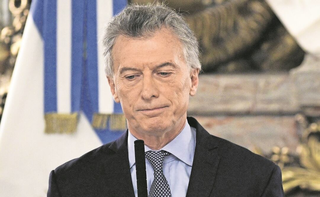 Mauricio Macri, expresidente argentino, en 2019. Foto: ARCHIVO AFP