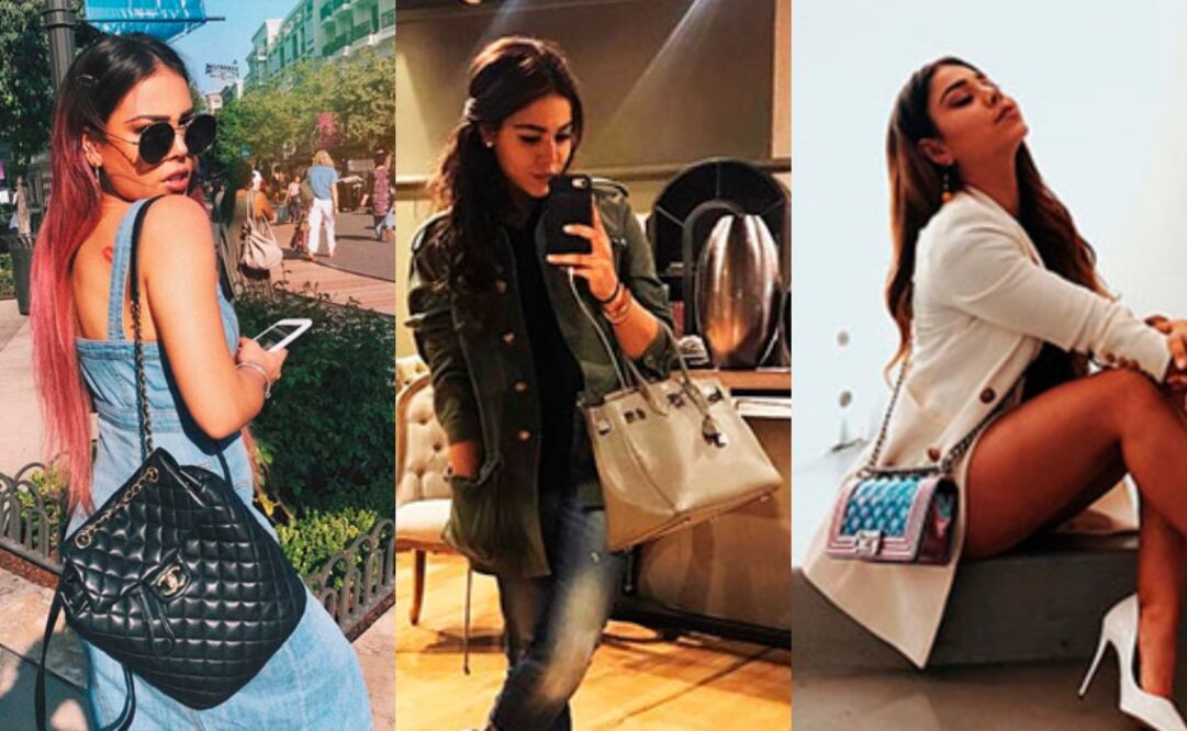 Danna Paola ha presumido sus bolsos favoritos. Foto: Instagram