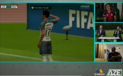 Monterrey rescata empate ante Atlas en la eLiga MX