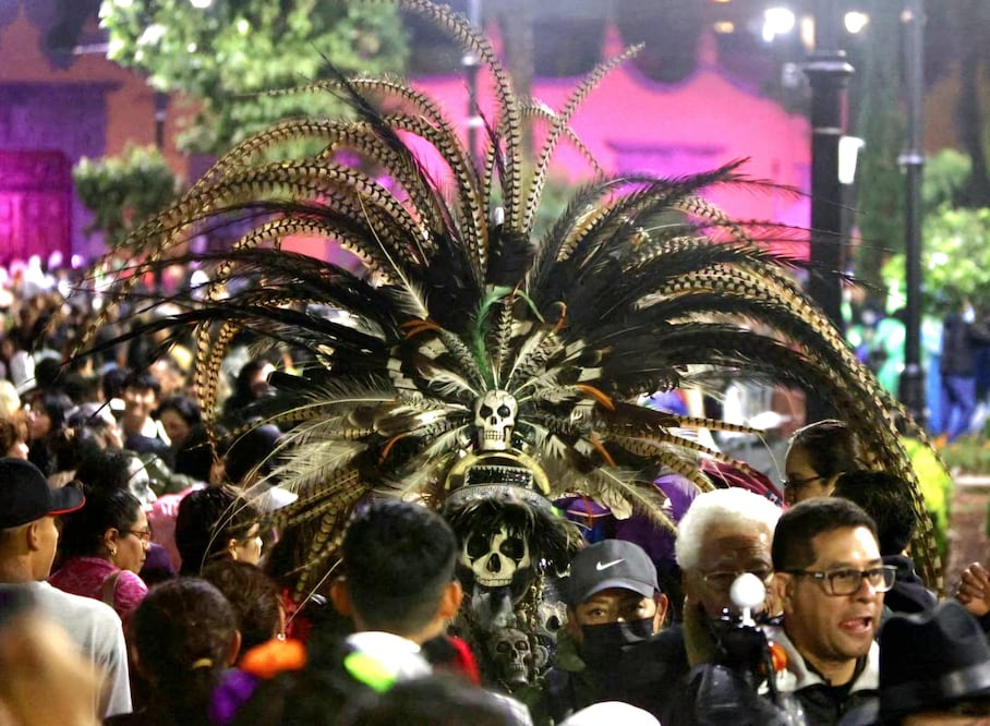 Los festejos por el Día de Muertos en Coyoacán congregaron a 500 mil personas, informó la alcaldía (05/11/2024). Foto: especial