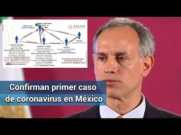 Se confirma primer caso importado en México por coronavirus o COVID-19