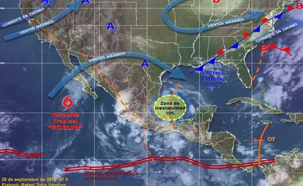 Tormenta "Roslyn" se degrada a depresión tropical 