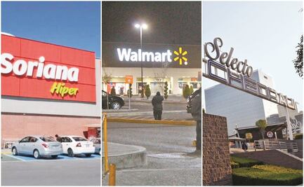 Walmart, Soriana y Chedraui concentran 55% de presencia de supermercados en México