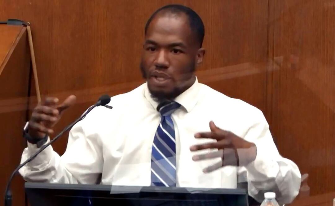 Donald Williams, testigo en el caso de Floyd. Foto: AP