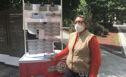 En Palacio Nacional instalan punto de venta de “cachitos” para la rifa del avión presidencial