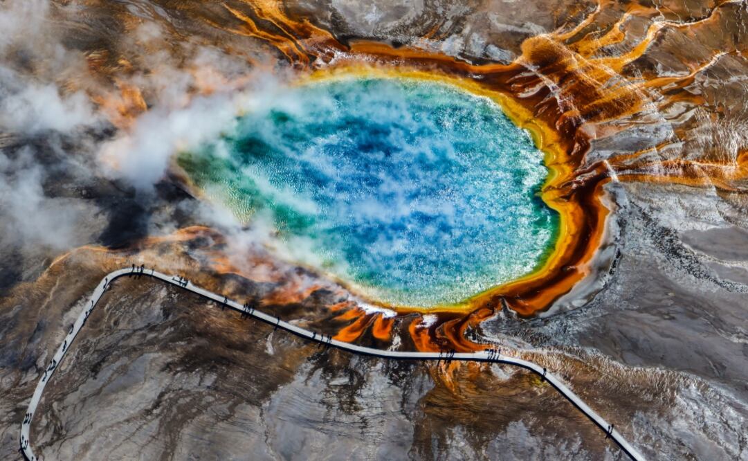 El supervolcán del parque está activo y su explosión causaría un desastre. (Foto: Istock)