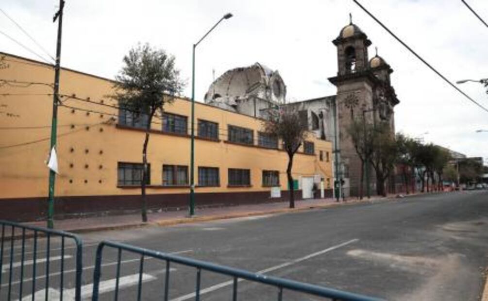 La cúpula que se vino abajo en la Guerrero