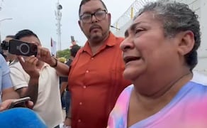 Madre de la periodista Roxana Berenice Guzmán Ramírez, privada de la libertad el pasado 2 de junio. Foto: Captura de pantalla