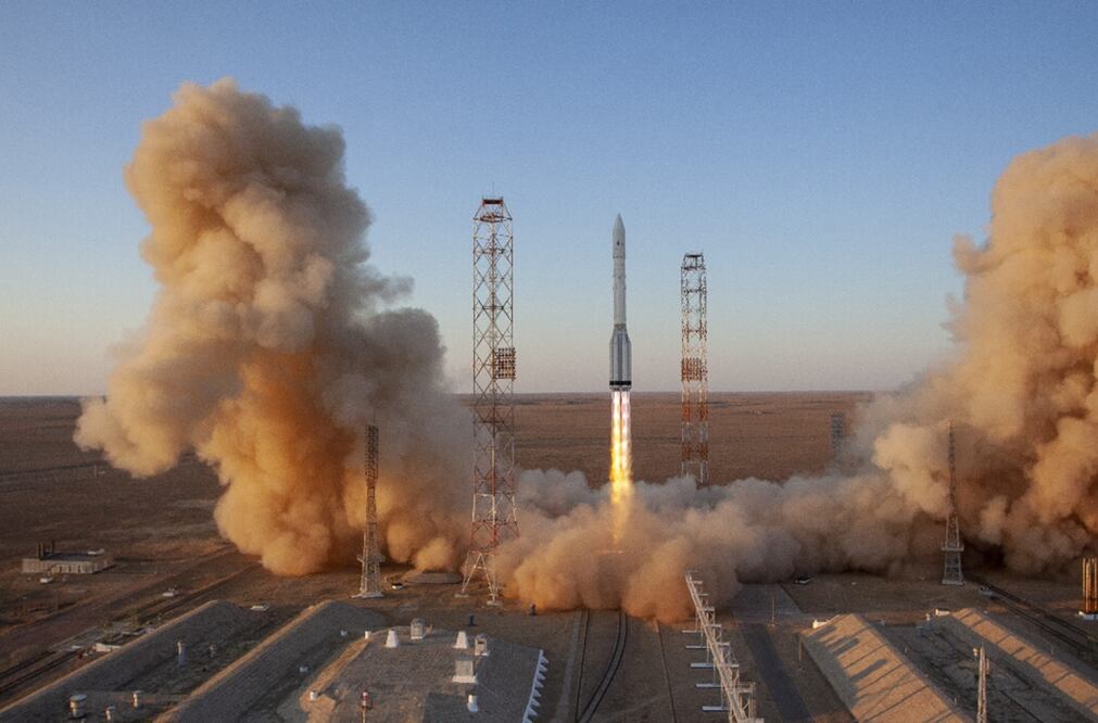 Módulo Naúka en Baikonur, Kazakhstan Foto: AP