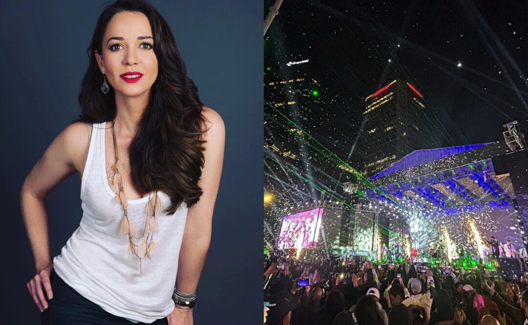 Ella es Laisha Wilkins, actriz que llamó “nacos” a los asistentes al concierto de Polymarchs. Foto: Redes sociales y Berenice Fregoso / EL UNIVERSAL