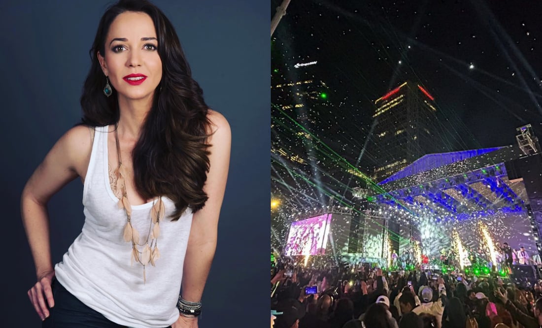 Ella es Laisha Wilkins, actriz que llamó “nacos” a los asistentes al concierto de Polymarchs. Foto: Redes sociales y Berenice Fregoso / EL UNIVERSAL