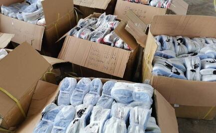 Decomisan tenis y celulares en aduana del Aeropuerto Internacional de la CDMX