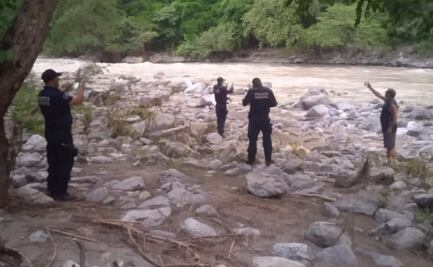 Refuerzan búsqueda de menor arrastrado por corriente del Río Moctezuma, en La Misión, Hidalgo; piden colaboración de ciudadanos