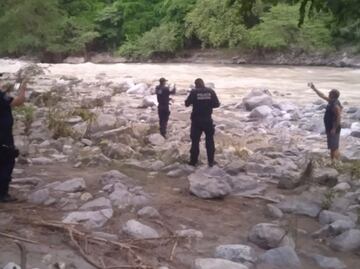 Refuerzan búsqueda de menor arrastrado por corriente del Río Moctezuma, en La Misión, Hidalgo; piden colaboración de ciudadanos
