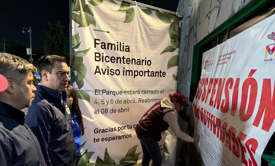 Colocan sellos al Parque Bicentenario. Foto: Especial