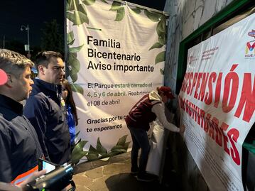 Colocan sellos de suspensión en Parque Bicentenario tras accidente que dejó dos muertos durante el Festival Ceremonia