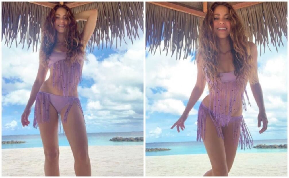 A sus 43 años, Shakira enloquece a fans con bikini y al natural