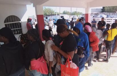 Resguardan por frente frío 19 a migrantes en albergue temporal de Reynosa 